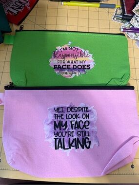 Hot off the press! Set of 2 make-up bags, NWOT